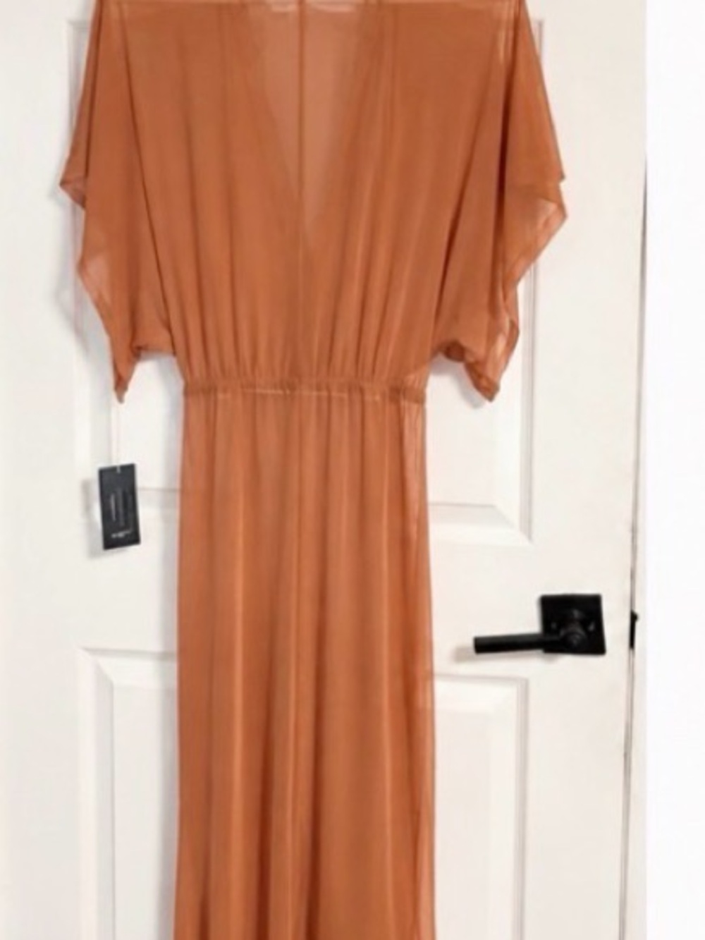 Norma Kamali Sheer Obie Maxi Dress  Small - Picture 4 of 4